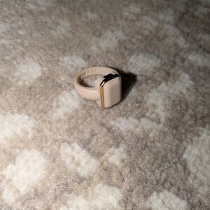 RINFIT Nude and Rose Gold Silicone Ring - Size 6